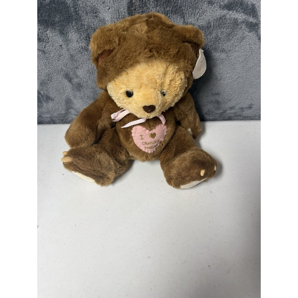 Vintage Enesco Cherished Teddies Grumps Plush Bear in Bear Suit 790613 12"